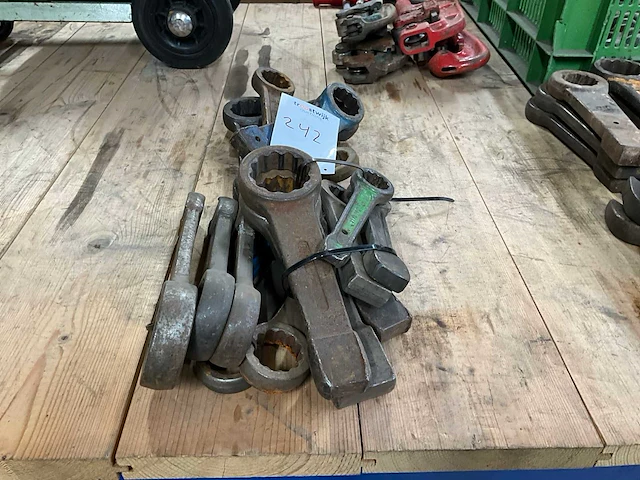 Slag steek- en ringsleutels - afbeelding 1 van  4