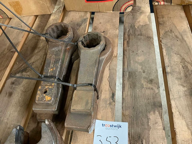 Slag steek en ringsleutels - afbeelding 2 van  3