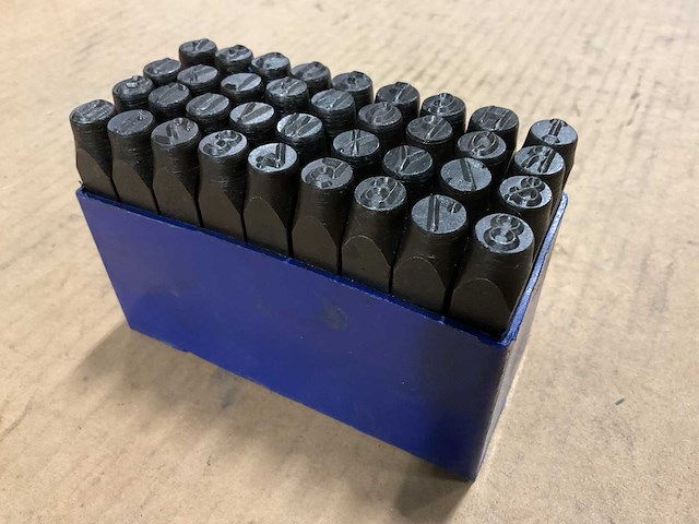 Slagletter en cijferset - afbeelding 3 van  3