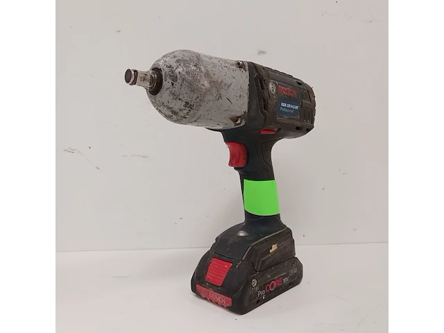 Slagmoeraanzetter 1/2" accu 18v 418nm, bosch, gds 18v-li, 2015 - afbeelding 4 van  7