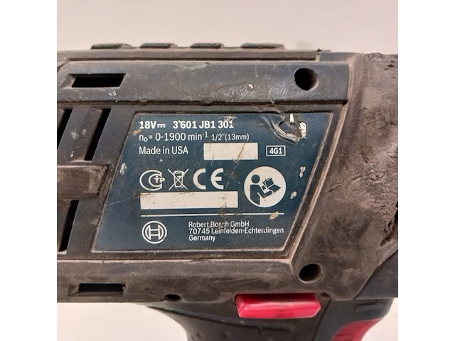 Slagmoeraanzetter 1/2" accu 18v 418nm, bosch, gds 18v-li, 2015 - afbeelding 7 van  7