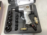 Slagmoersleutel 1/2” + 10x dop 9-27mm - afbeelding 2 van  4