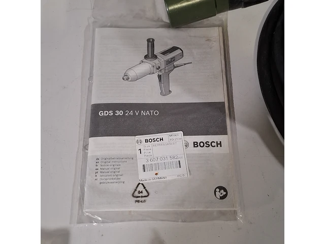 Slagmoersleutel, bosch, gds 30 24v nato - afbeelding 4 van  9