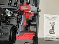 Slagmoersleutelset op accu - afbeelding 2 van  8