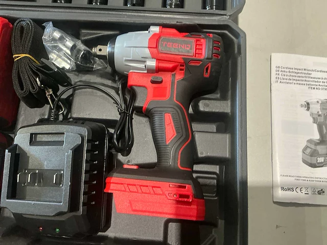 Slagmoersleutelset op accu - afbeelding 3 van  8