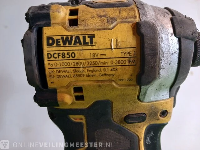 Slagschroevendraaier dewalt, dcf850 - afbeelding 4 van  8