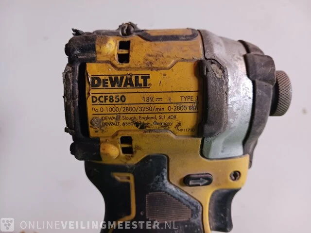 Slagschroevendraaier met boormachine dewalt, dcf850 en dcd805 - afbeelding 6 van  11