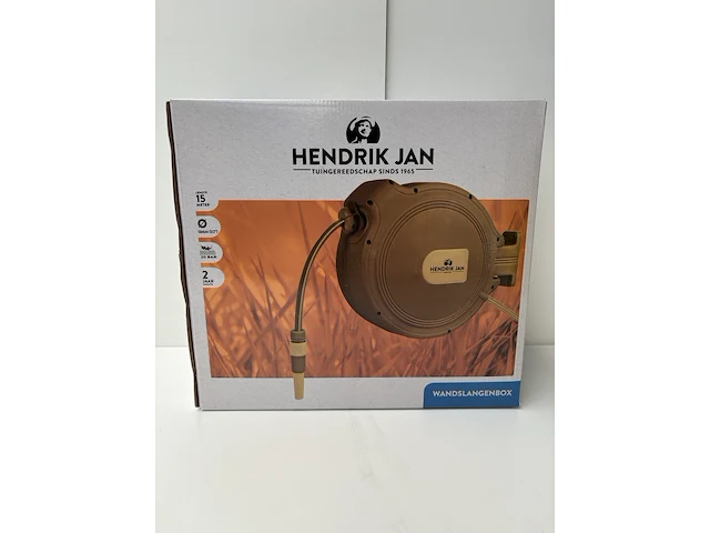 Slangenbox 15 meter rollup hendrik jan - afbeelding 1 van  1