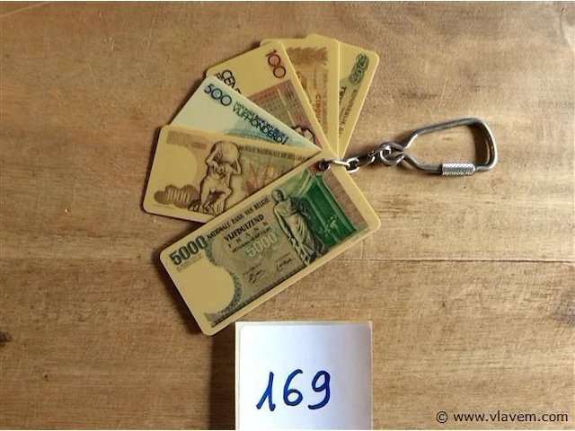 Sleutelhanger biljetten - afbeelding 1 van  2