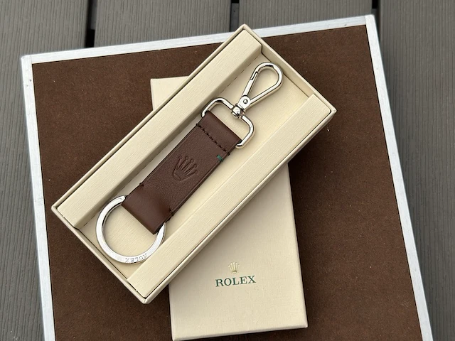 Sleutelhanger rolex, bruin - afbeelding 1 van  4
