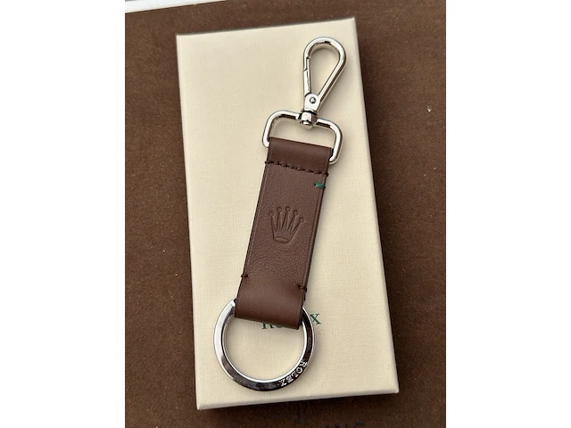 Sleutelhanger rolex, bruin - afbeelding 2 van  4