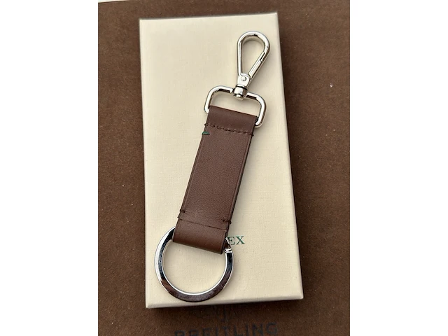 Sleutelhanger rolex, bruin - afbeelding 3 van  4