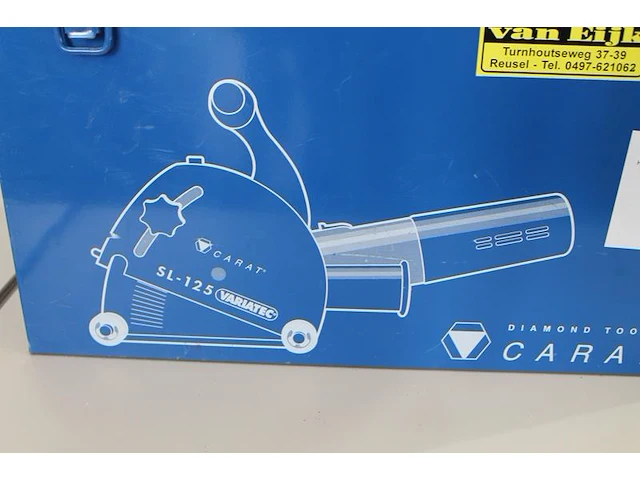 Sleuvenfrees carat sl-1250 in metalen koffer. - afbeelding 3 van  3