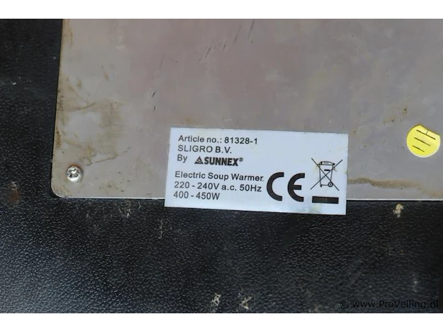 Sligro by sunnex soepketel - afbeelding 5 van  5