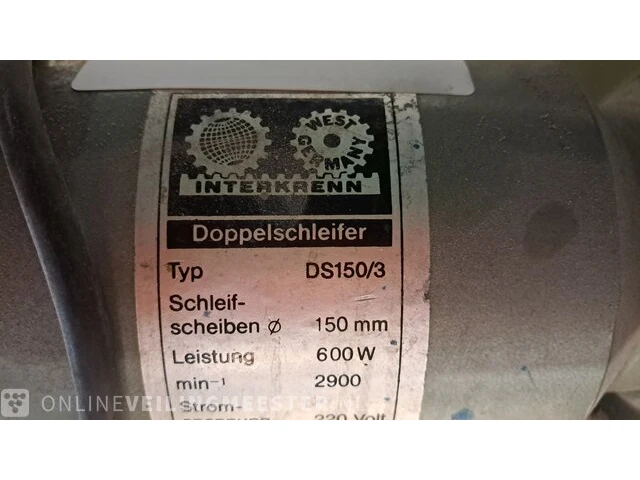 Slijpsteen interkrenn, ds150/3, bouwjaar 1992 - afbeelding 6 van  8