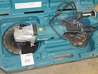 Slijptol makita ga9020r met diamantschijf in koffer. - afbeelding 2 van  2