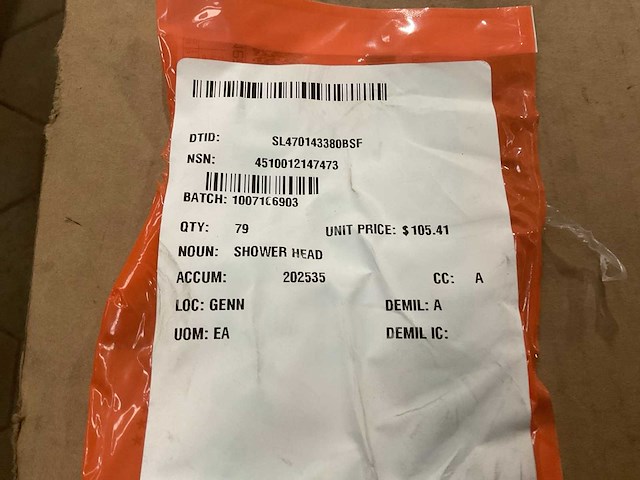 Sloan ac-51 shower head (48x) - afbeelding 6 van  6