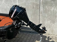 Sloep - 10pk mercury - buitenboordmotor - inclusief trailer - zo goed als nieuw - afbeelding 8 van  12