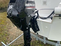 Sloep / console boot met 15 pk 4 takt mercury motor searider, 500 retro, bouwjaar 2021 - afbeelding 16 van  16