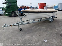 Sloep inclusief boottrailer searider, 500 retro, wit, bouwjaar 2022 - afbeelding 10 van  53