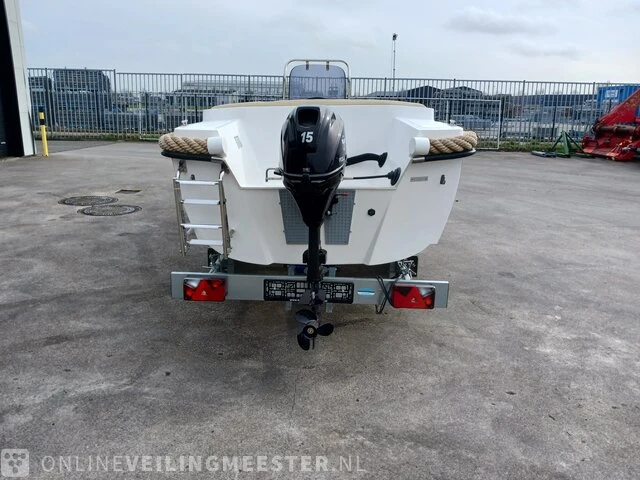 Sloep inclusief boottrailer searider, 500 retro, wit, bouwjaar 2022 - afbeelding 28 van  53