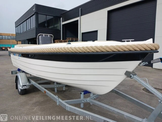 Sloep inclusief boottrailer searider, 500 retro, wit, bouwjaar 2022 - afbeelding 50 van  53