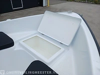 Sloep met buitenboordmotor 4 pk tohatsu, trailer en kussenset seafinder, 370, blauw, bouwjaar 2021 - afbeelding 9 van  36