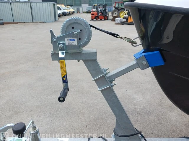 Sloep met buitenboordmotor 4 pk tohatsu, trailer en kussenset seafinder, 370, blauw, bouwjaar 2021 - afbeelding 14 van  36