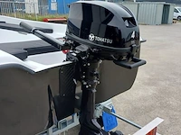 Sloep met buitenboordmotor 4 pk tohatsu, trailer en kussenset seafinder, 370, blauw, bouwjaar 2021 - afbeelding 22 van  36