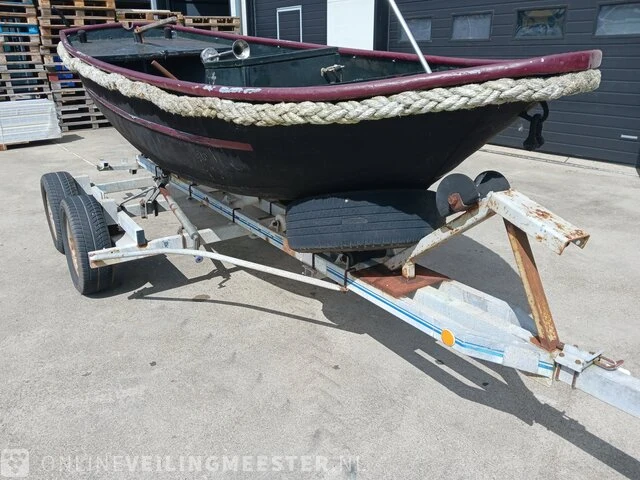 Sloep met stallingstrailer, zwart - afbeelding 2 van  18