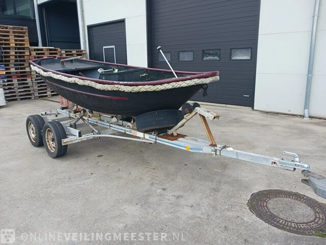 Sloep met stallingstrailer, zwart - afbeelding 1 van  18