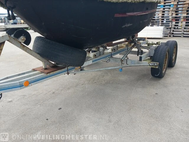 Sloep met stallingstrailer, zwart - afbeelding 16 van  18