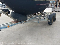 Sloep met stallingstrailer, zwart - afbeelding 16 van  18