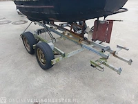 Sloep met stallingstrailer, zwart - afbeelding 17 van  18