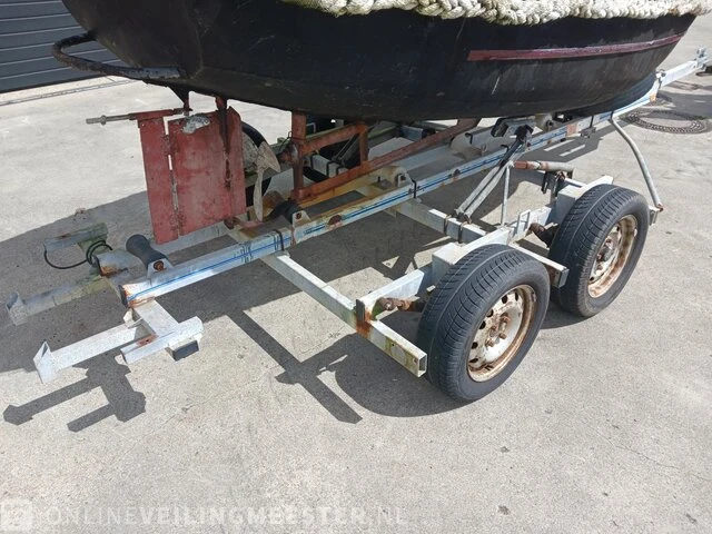 Sloep met stallingstrailer, zwart - afbeelding 18 van  18