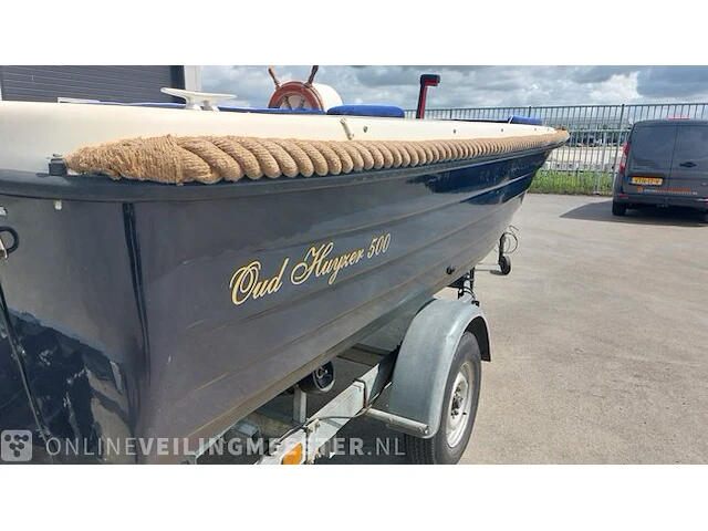 Sloep met trailer oud huijzer en pega, blauw - afbeelding 16 van  54