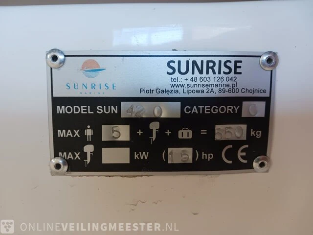 Sloep sunrise, s-420 - afbeelding 41 van  46
