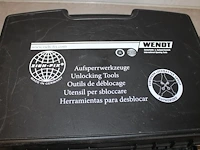 Slotopeningsset wendt in koffer. - afbeelding 4 van  4