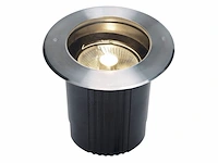 Slv dasar® 215 buiten inbouwspot, buitenlamp, grondspot, grondlamp gu10, ip67 rond, roestvrij staal 316, max.75w