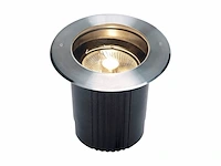 Slv dasvar 215 buiten inbouwspot gu10 ip67 rond roestvrij staal max. 75w - afbeelding 1 van  4