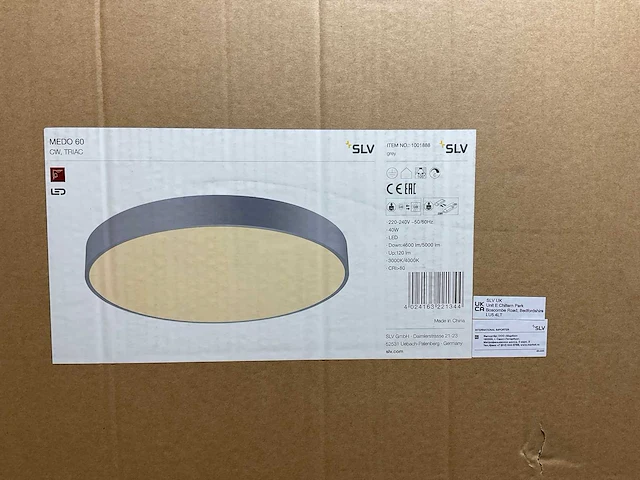 Slv medo 60 dimbare plafondlamp (4x) - afbeelding 4 van  10
