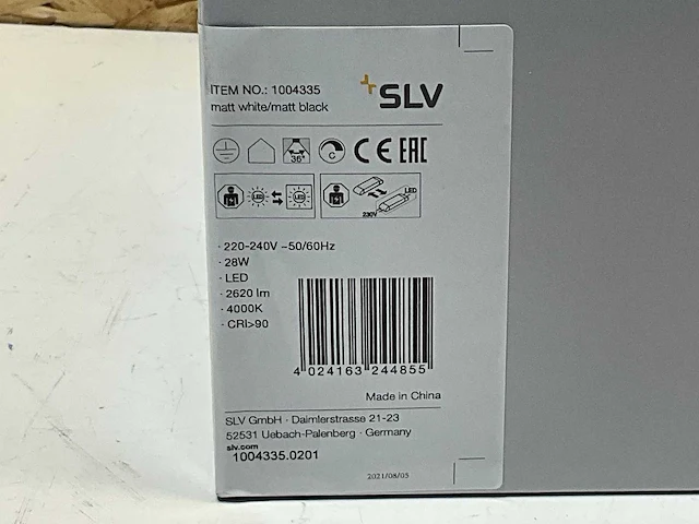 Slv numinos l led opbouwarmatuur 28w (12x) - afbeelding 4 van  4