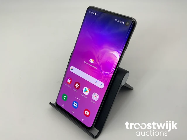 (sm-g973f) galaxy s10 128 gb black - check description - afbeelding 1 van  2