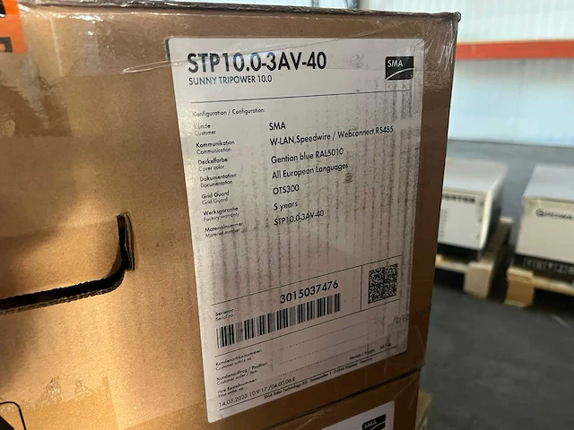 Sma - stp10.0-3av-40 - omvormer - afbeelding 2 van  2
