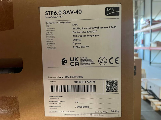 Sma - stp6.0-3av-40 - omvormer - afbeelding 2 van  2