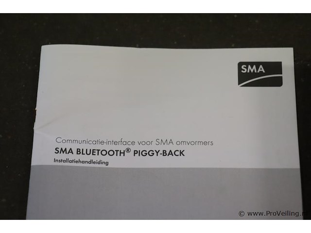 Sma bluetooth piggy-back communicatie-interface voor sma omvormers - afbeelding 2 van  4