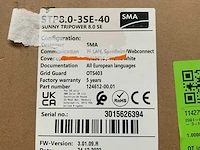 Sma sunny tri power 8.0 se omvormer - afbeelding 4 van  4