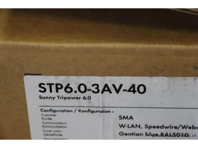 Sma sunny tripower 6.0-omvormer stp6.0-3av-40 | nieuw in doos - afbeelding 5 van  5