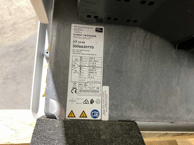 Sma sunny tripower core1 omvormer 50kw - afbeelding 2 van  10