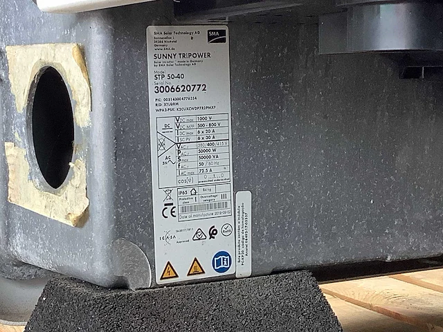 Sma sunny tripower core1 omvormer 50kw - afbeelding 6 van  9